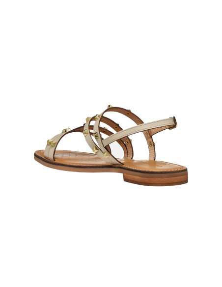 Geox D Maddalusia sandalo basso con borchie